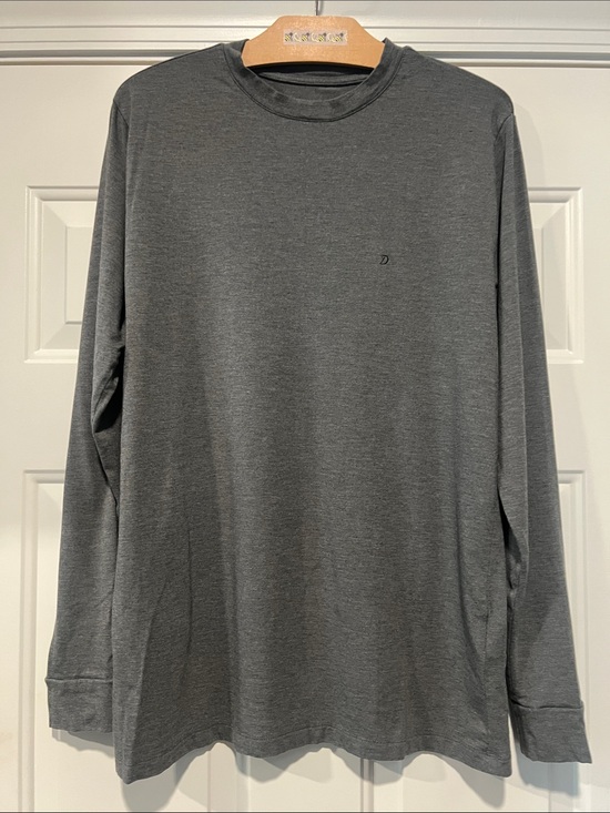 Duck Camp Other - Duck Camp Sz M Men's Long-Sleeve Crewneck Shirt Gray/Green Outdoors Performance